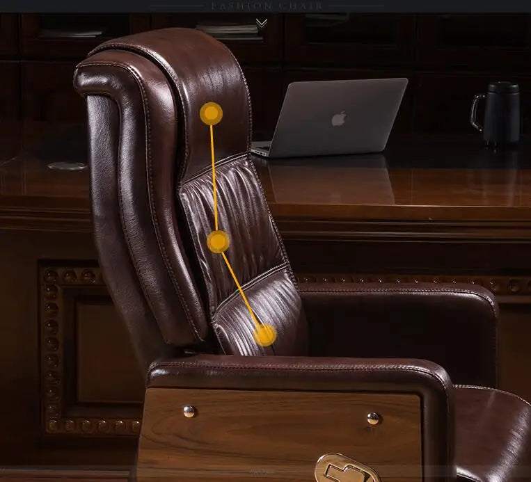 Massage reclining executive office chair