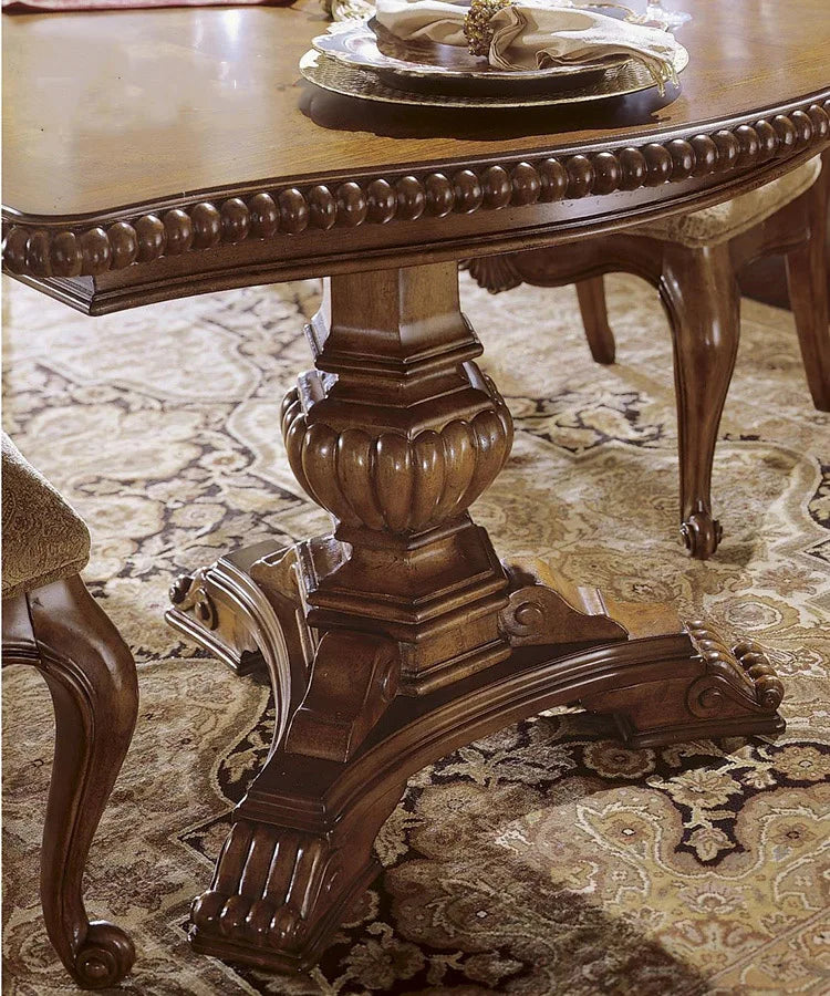 Modern Italian Dining Table – 100% Solid Wood, Luxury Design for 10 People