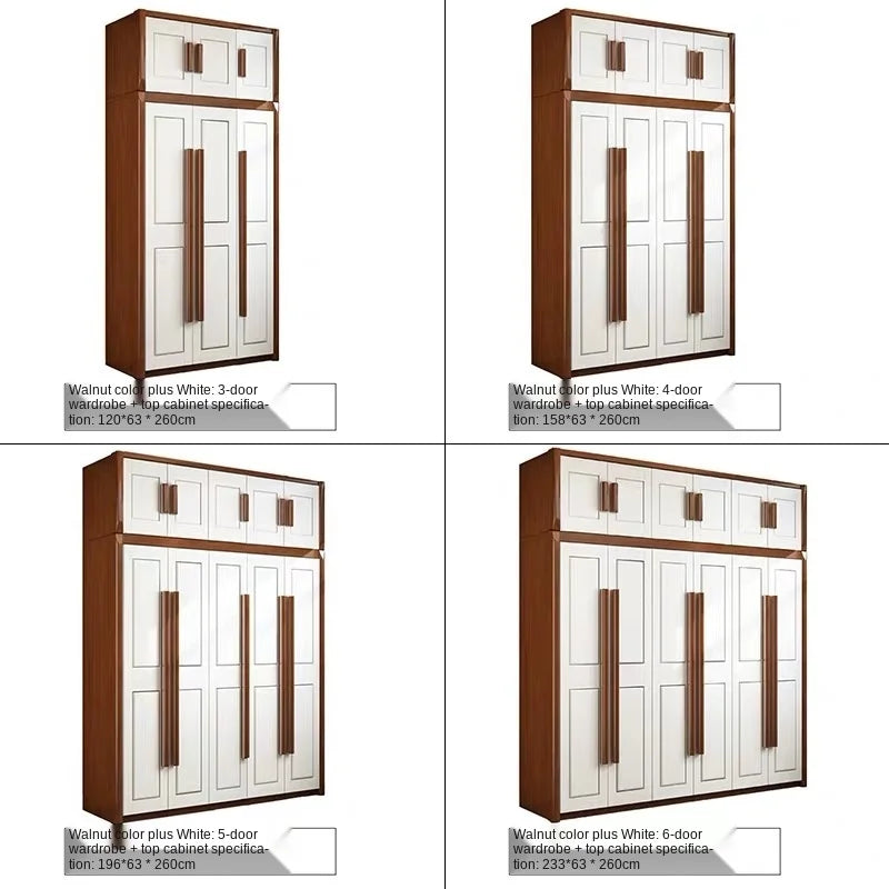 Wardrobe Simple Modern Assembly Oak Wardrobe Corner Side Cabinet Economical Bedroom