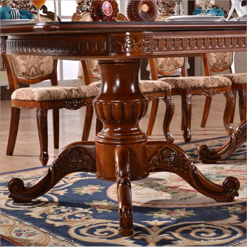 100% Solid Wood Modern Italian Dining Set