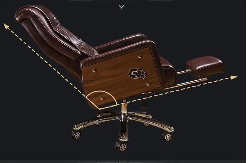 Massage reclining executive office chair