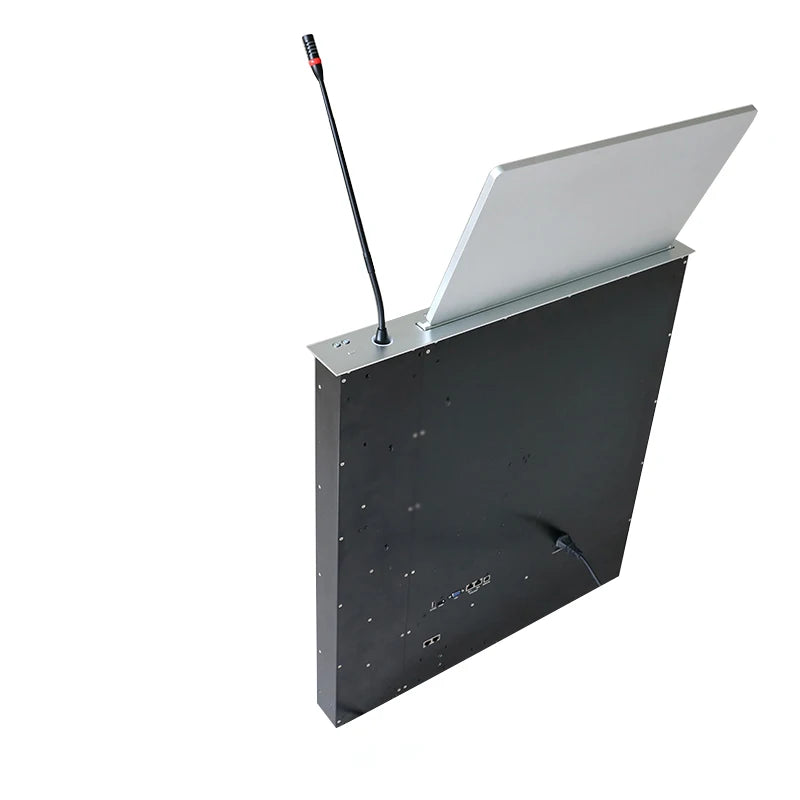Table mount touch screen tablets desk lcd monitor lift paperless conference system