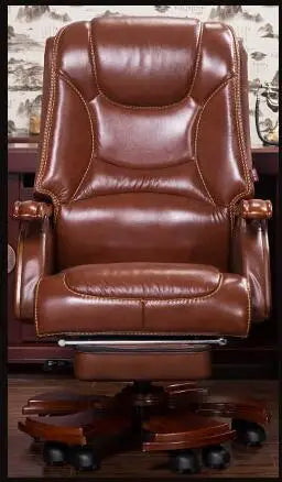 Leather Reclining Massage office Chair