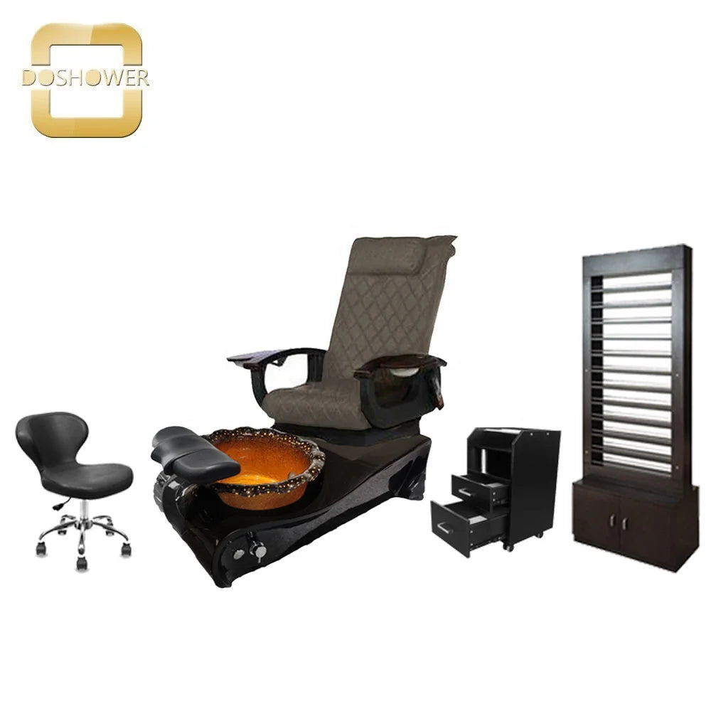 Full massage pedicure chair with disposable nail shop pedicure chair of acrylic powder luxury pedicure chair no plumbing