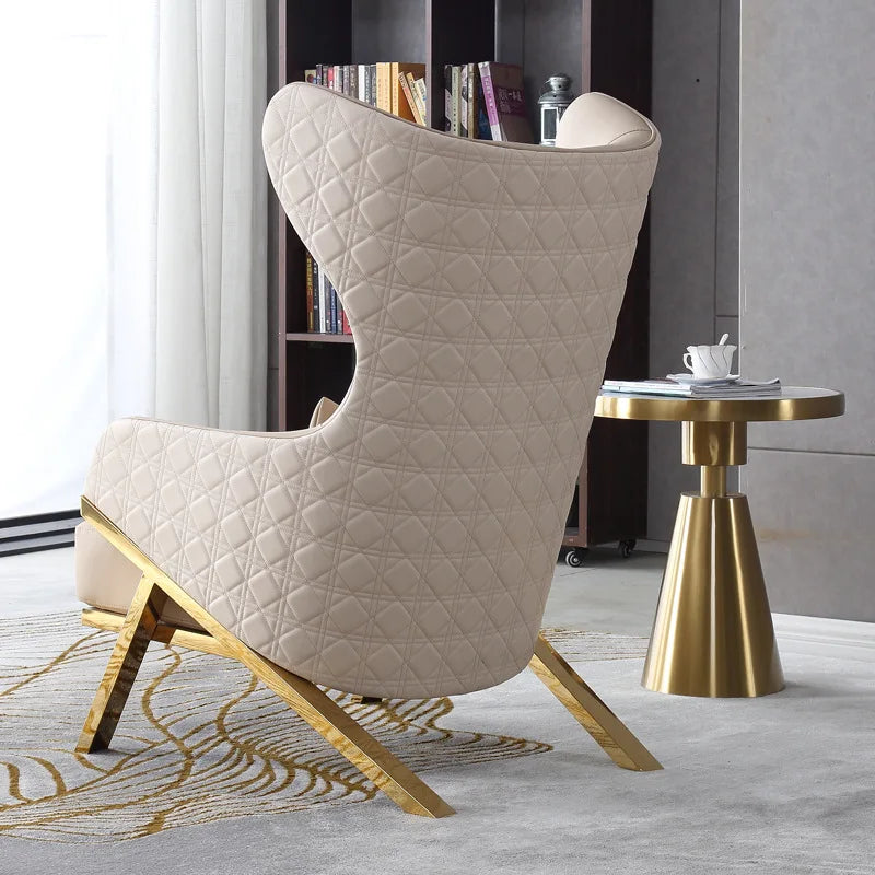 Nordic single person sofa chair living room luxury backrest chair