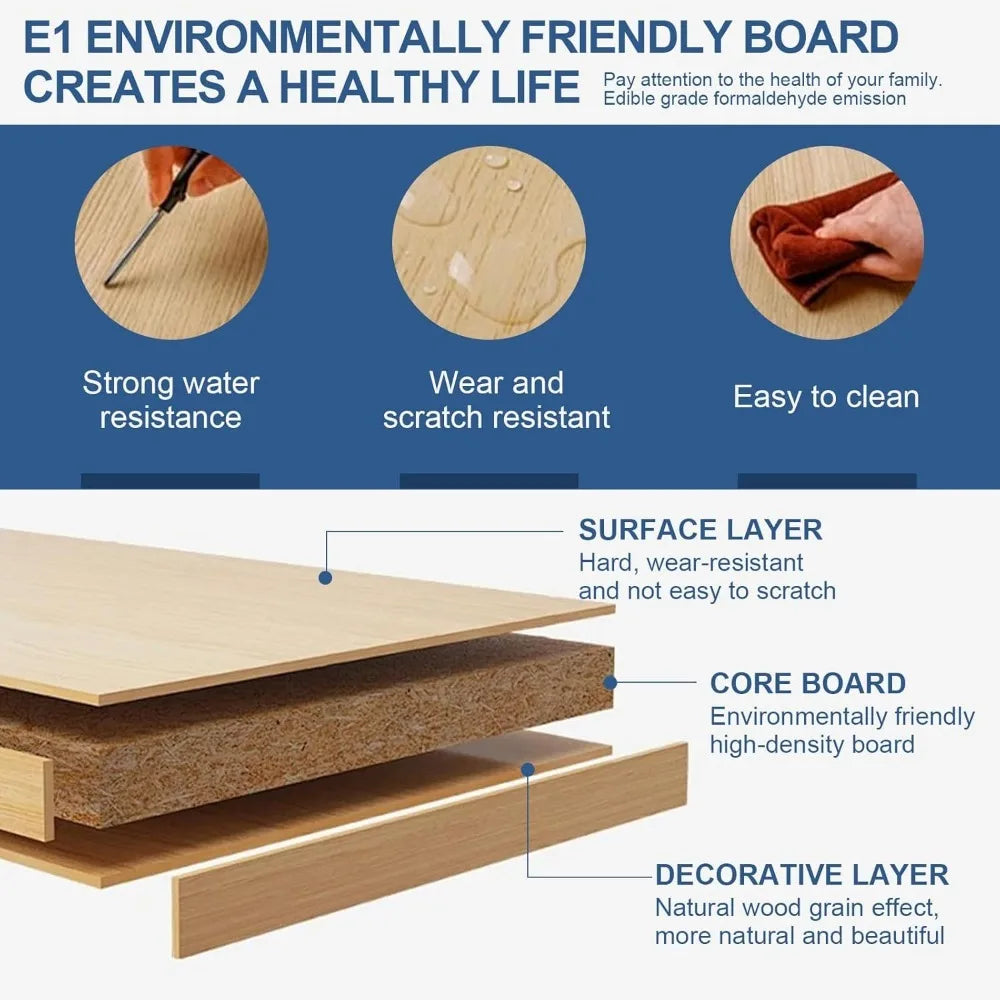 6-Pack Conference Tables for 12-16 People, Modern Flip-Top Training Room Tables with Wheels, Space-Saving Rectangle Design