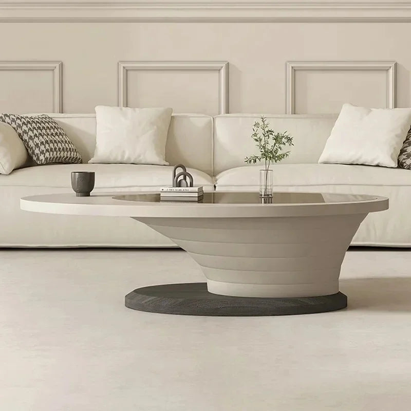 Glam Oval Coffee Tables – Luxury Modern Minimalist Design
