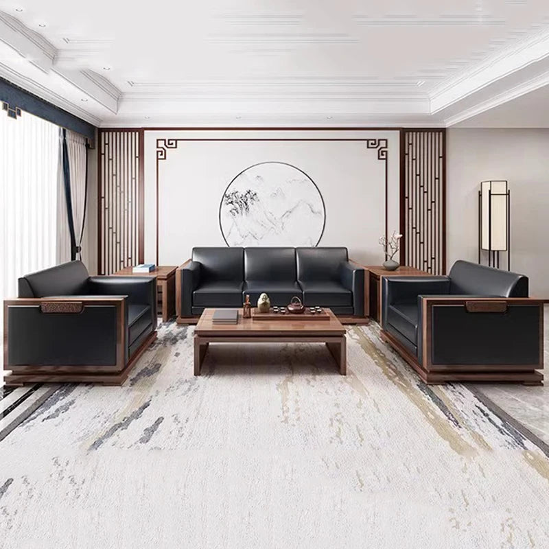 Luxury Modern Arabic  Sectional Sofa in Leather