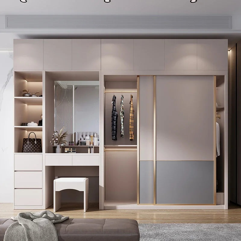 Simple Wooden Clothing Cupboard – Small Bedroom Wardrobe and Storage Cabinet