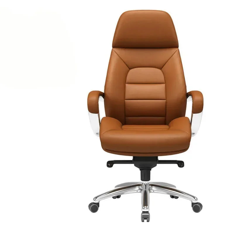 Ergonomic Luxury Office Chair with Adjustable Armrests and Back Suppor