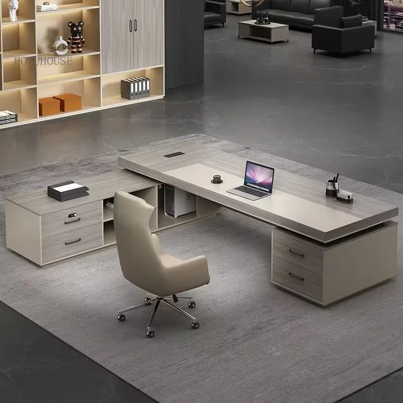 Luxury Executive Office Desk and Chair Combo