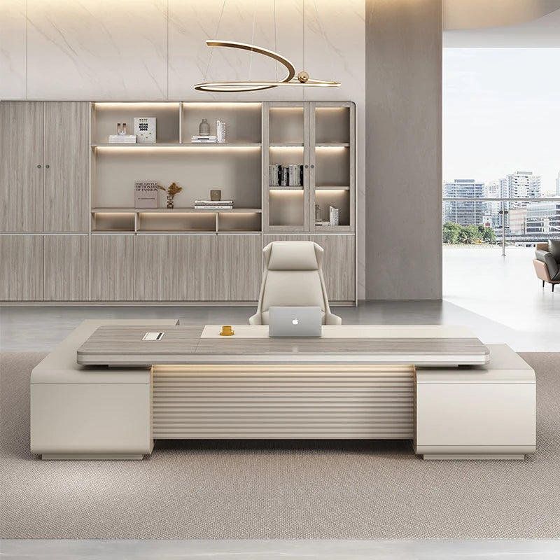 Luxury Office Desk with Drawers