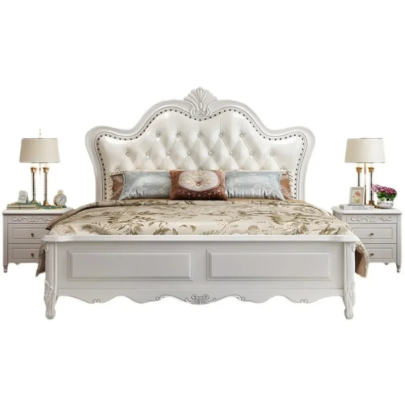 Aesthetic Wood Double Bed