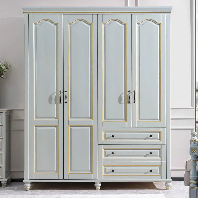 Multilayer Drawer Wardrobe – Open Closet with Shelves for Bedroom Storage