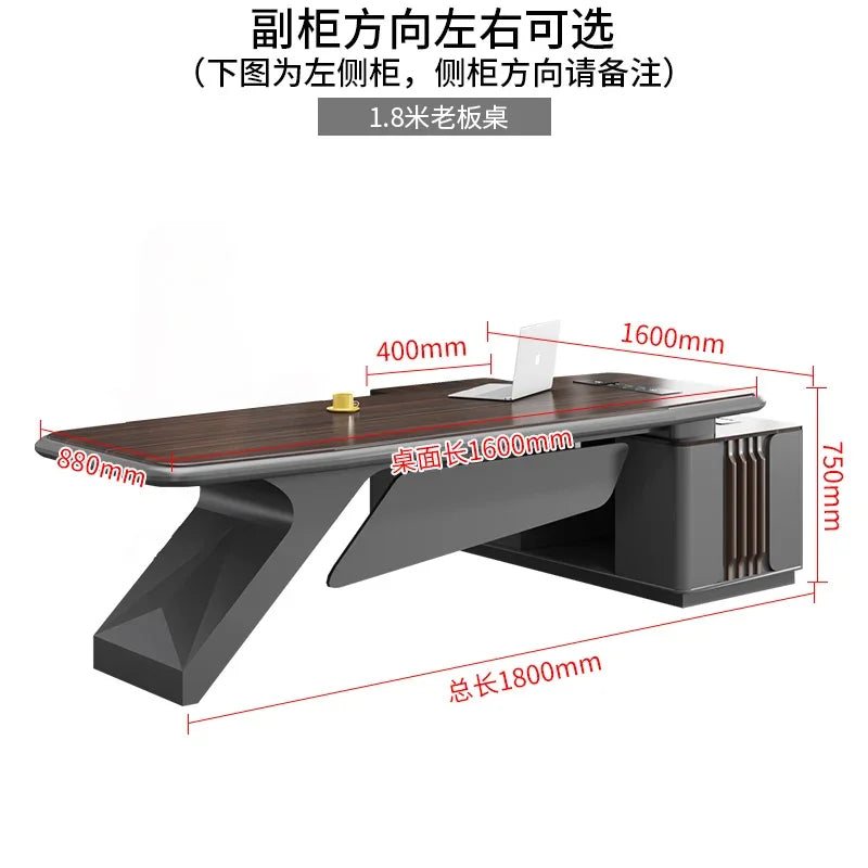 Corner Desk Reception Office Furniture Reading Bedside Table Multifunctional Executive Study L Shaped Gaming Tavolino
Height