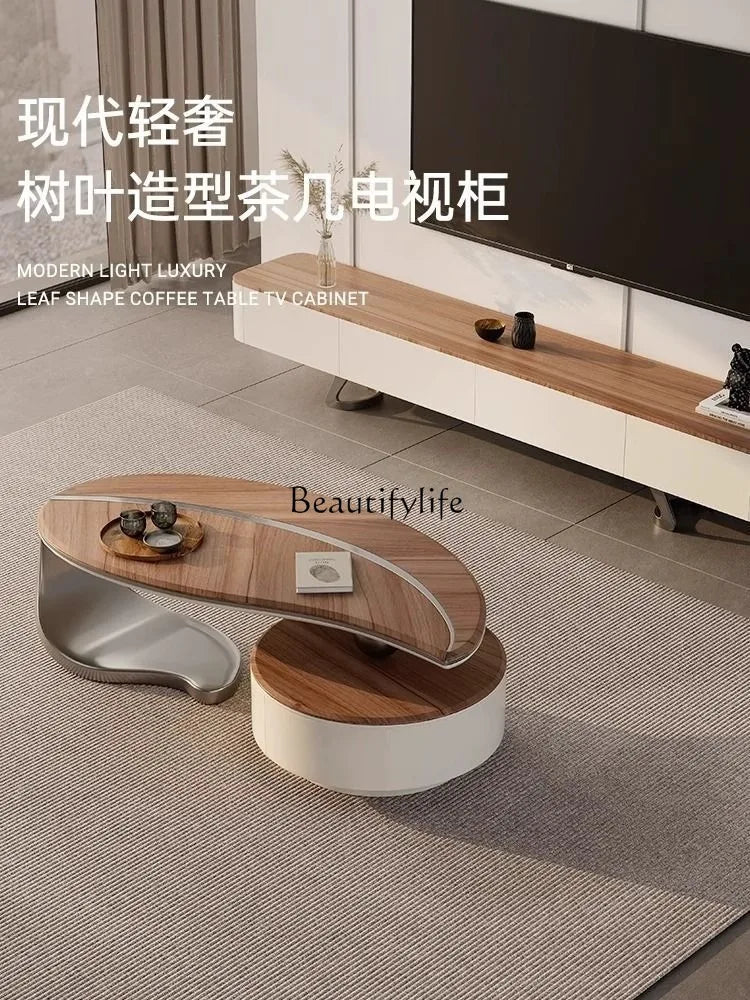 Ancient Style Minimalist Solid Wood Coffee Table