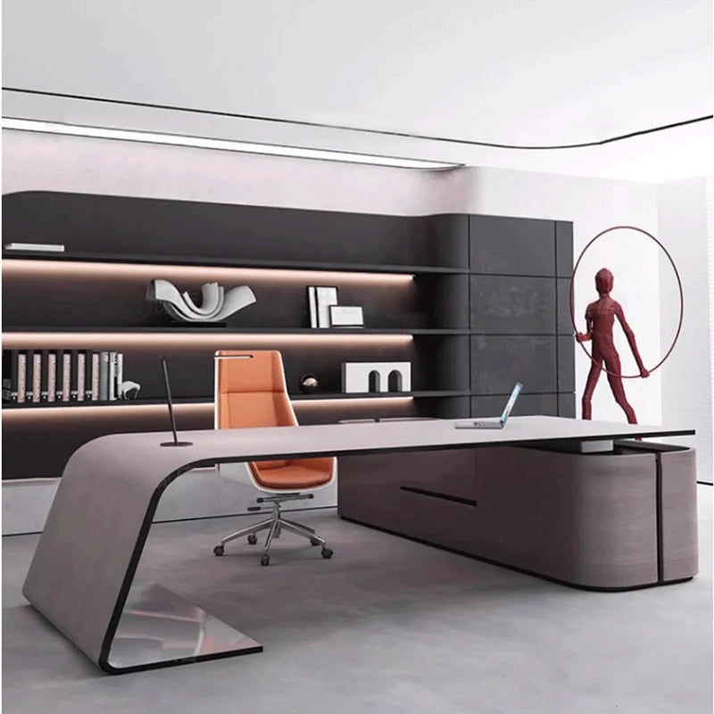 Gaming Office Desk Standing CornerComputerbureaus Executive Desk Mesa Workbench Desktop Laptop Table Pliante Home Furniture