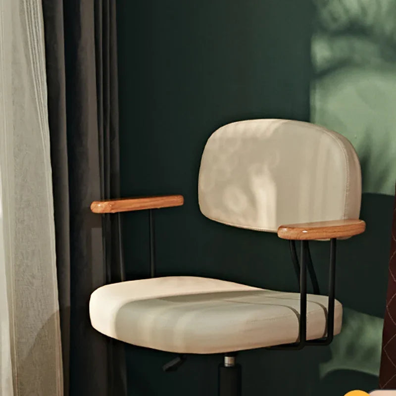 Nordic Home Office Computer Chair Minimalist Study Desk and Chair Makeup Swivel Chair Sedentary Backrest Office Furniture 의자