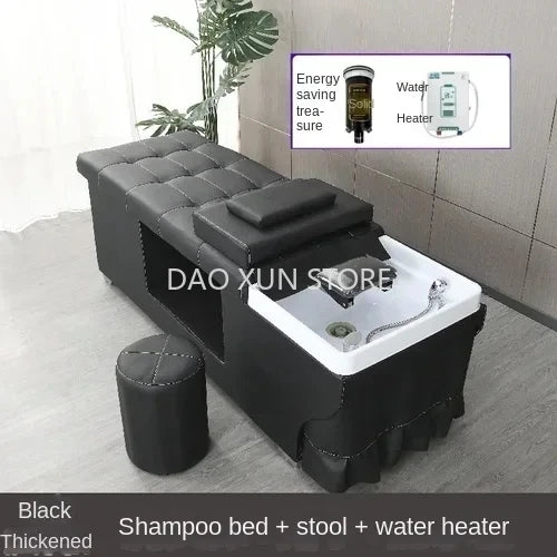 Luxury Japanese Head Spa Shampoo Chair – Water Circulation and Comfort for Salons