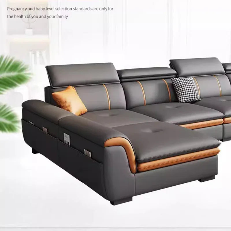 Grande Scratch Protector Living Room Sofa Wood Legs Nordic Luxury Love Seat Living Room Sofa Dormitory Sleeper Divano Furniture