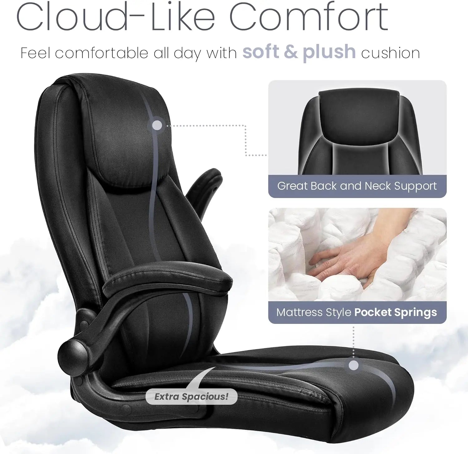 Ergonomic leather Office Chair