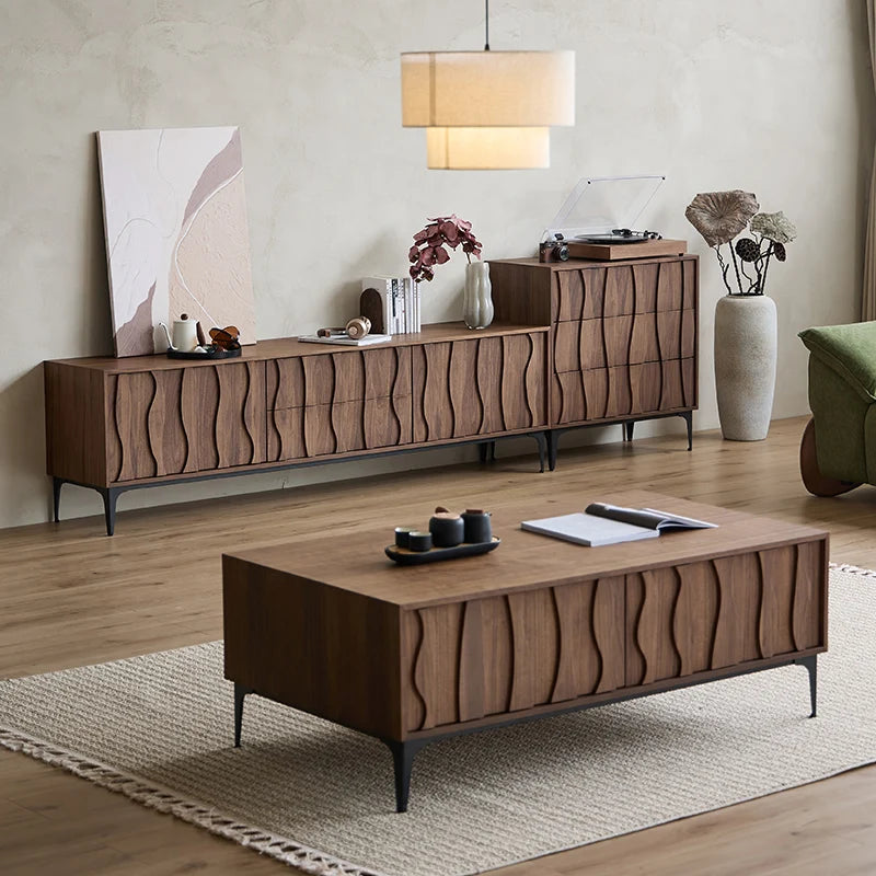 Luxury Vintage TV Stand – Mid-Century Console for Living Room