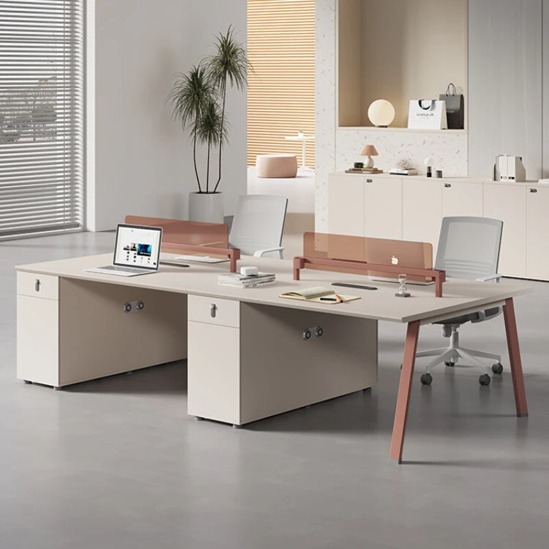 Desk Storage Computer Study Table Gaming Office Simple Corner Reading Desktops Modern Conference Aesthetic Escritorio Room Desks