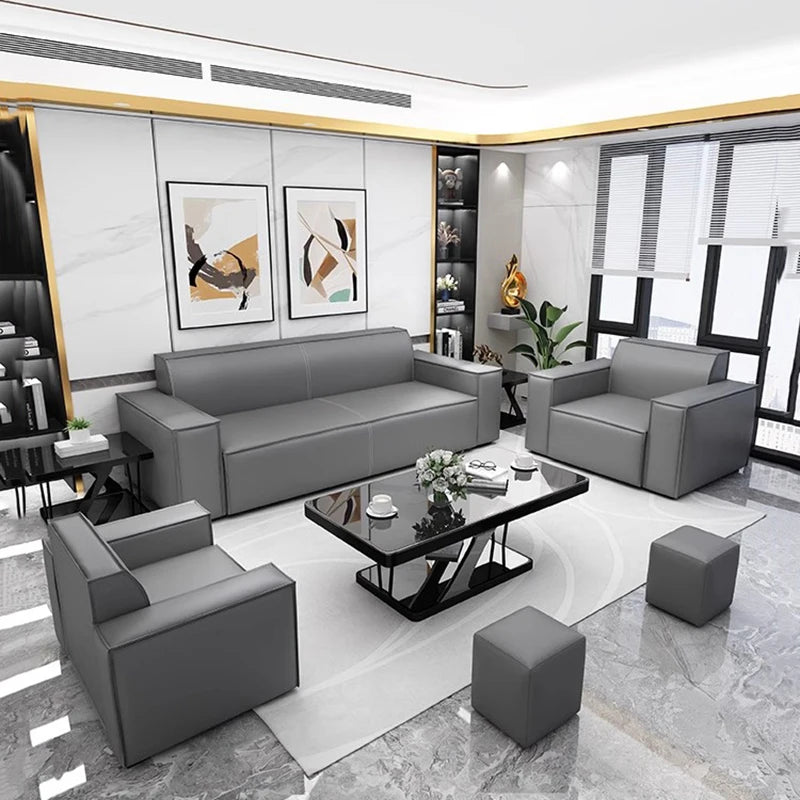 Elegant Office and Aesthetic Corner Sofa Set