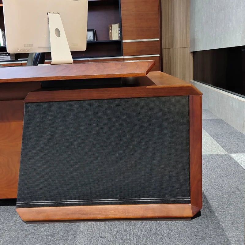 Luxury gaming desk, computer desk with filing cabinets