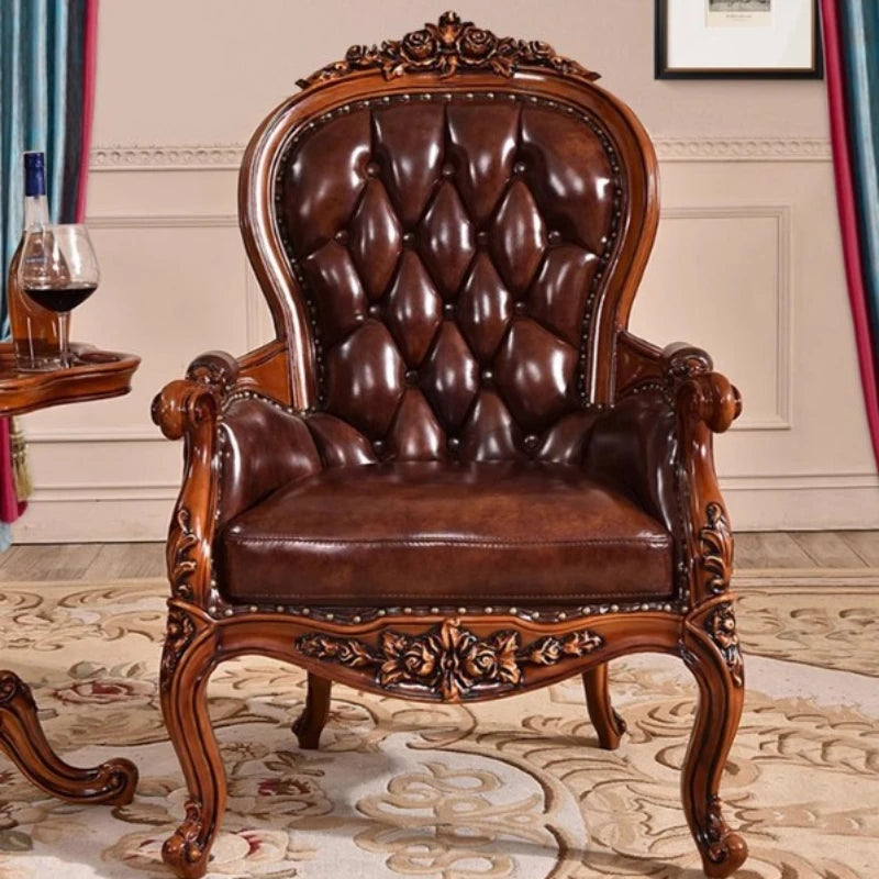 Wooden Luxury Living Room Chair