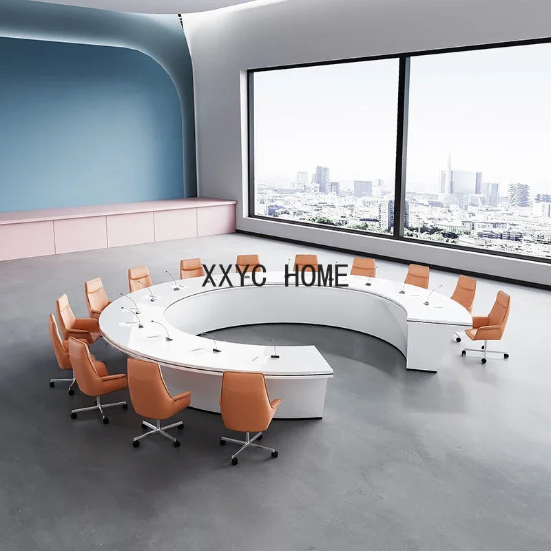 Round conference table for negotiations