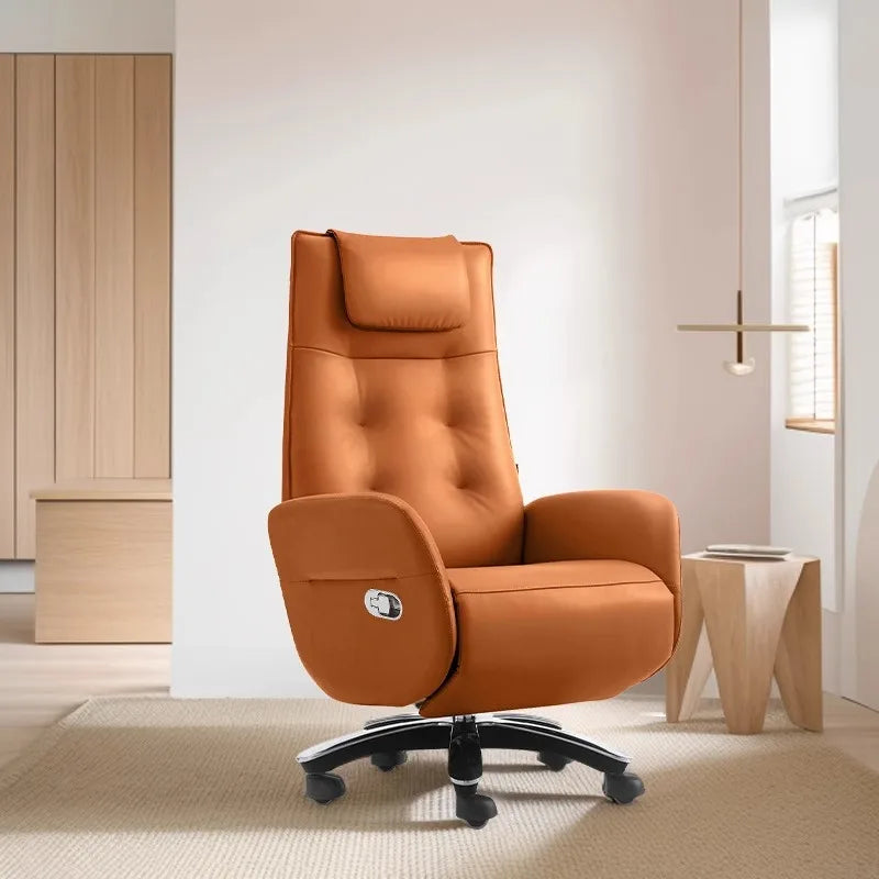 Reclining Rotating Chair: Comfortable Office & Home Desk Armchair