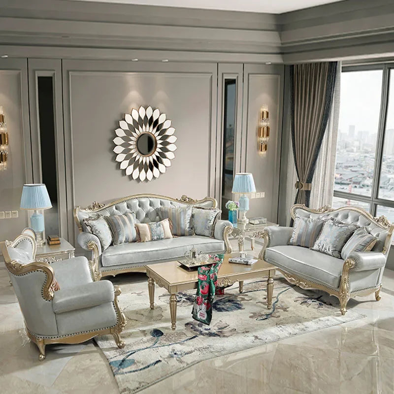 Designer Nordic Living Room Sofas – Lazy Luxury Corner Leather Sofas