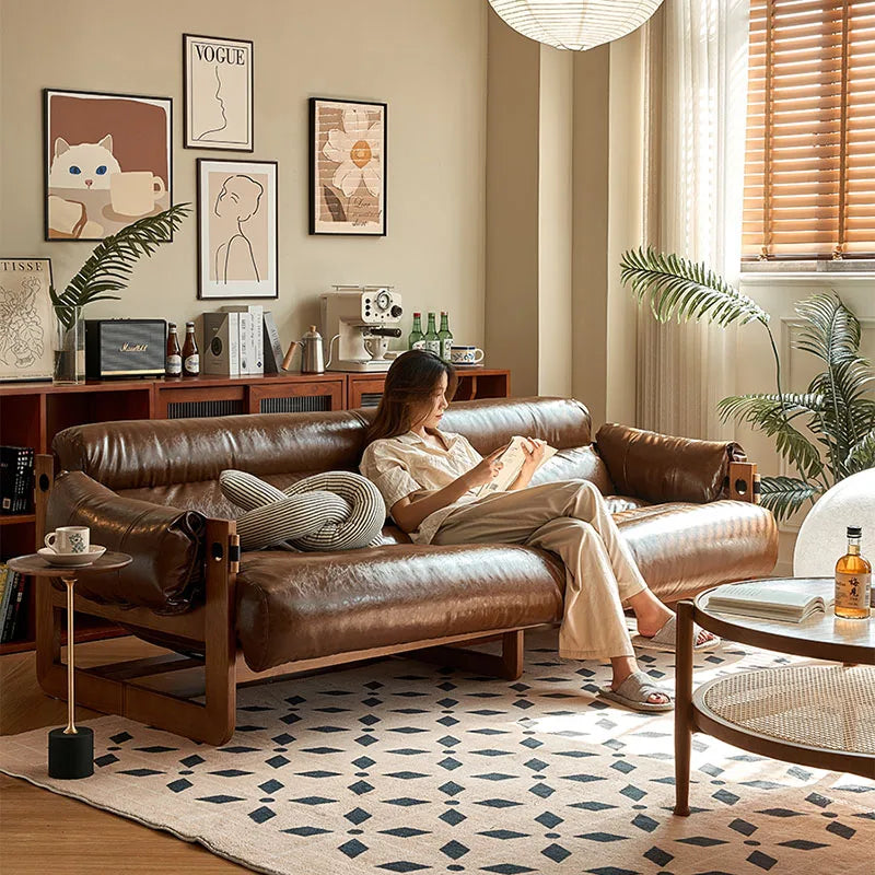 Luxury Fancy Living Room Chair Modern Nordic Occasional Leather Chair Lounge Retro Cadeira Design Furniture