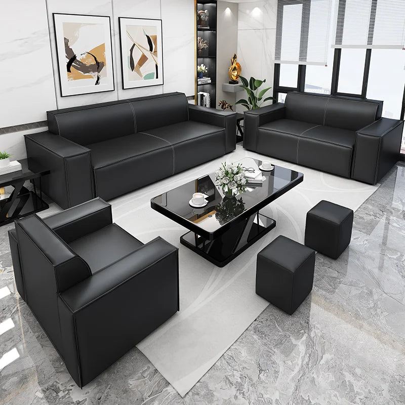 Elegant Office and Aesthetic Corner Sofa Set