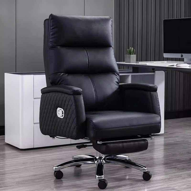 Comfy Swivel Computer Chair: Relaxing Design for Office and Home