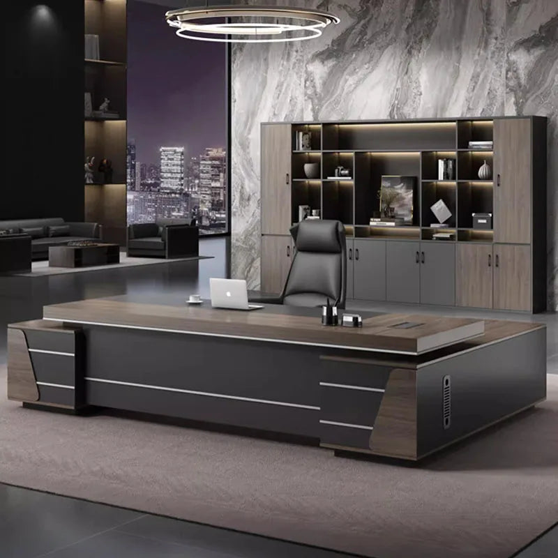 Modern L-Shaped Office Desk: Stylish and Functional, Perfect for Workspaces