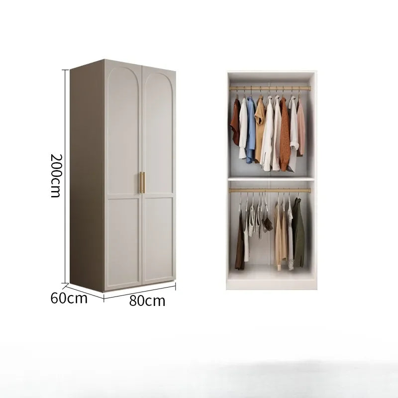 Waterproof King Size Closet Organizer – European Style, Small Cabinet, and Bedroom Furniture