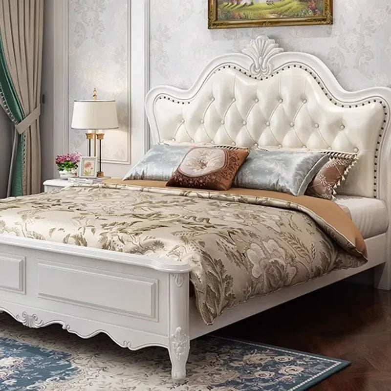 Aesthetic Wood Double Bed