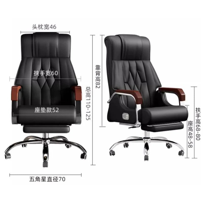 Luxurious ergonomic office chair, swivel, adjustable, modern study furniture.
