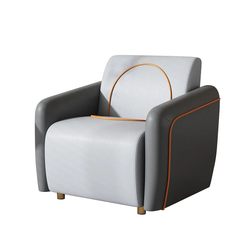 Single Bedroom and Living Room Armchair in PU Leather