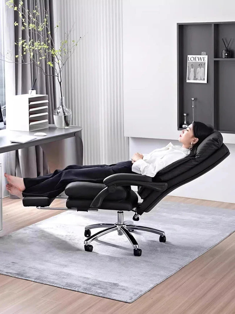 Sedentary Comfort Office Chair Lazy Sofa Recliner Computer Gaming Chair Boss Executive Silla De Escritorio Office Furniture LVOC