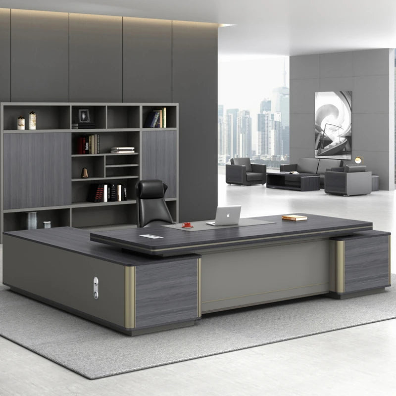 Multifunctional L-Shaped desk suitable for home or office