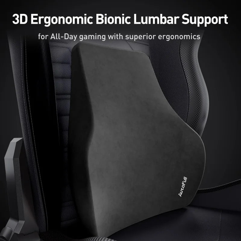Gaming chair pc chair with ergonomics lumbar support, racing style PU leather high back adjustable swivel task chair with footre
