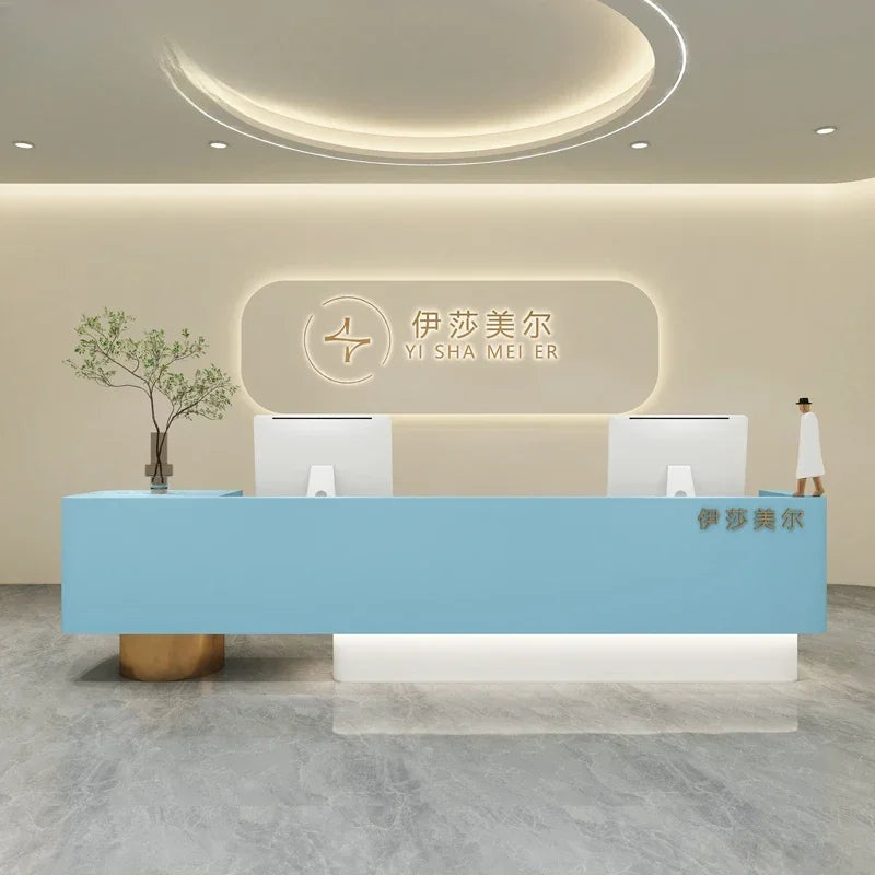 Luxury Reception Counters and Party Tables—Modern Aesthetic Furniture for Beauty Salons