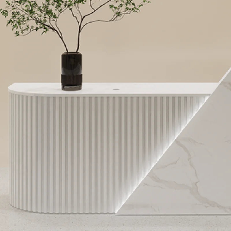 Store Modern Reception Desk Beauty Salon Office Front Salon Reception Desk Luxury Modern Bureau Meuble Reception Furniture