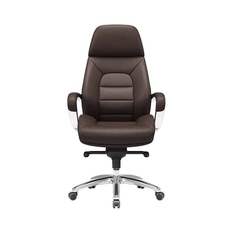 Ergonomic Luxury Office Chair with Adjustable Armrests and Back Suppor