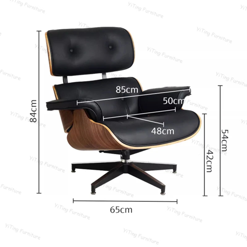 Luxurious Office Chair—Leather Recliner