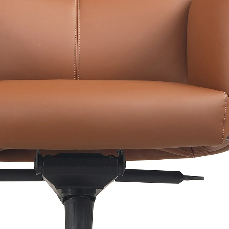 Manufacturer’s Executive Boss Chair: Revolving Leather Office Chair