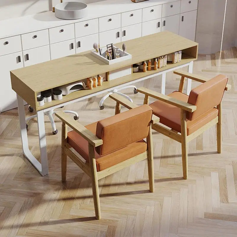 Design Supplies Nail Table Professional Dressing Modern Corner Table Commercial Salon Mesas Para Manicura Furniture CY50NT